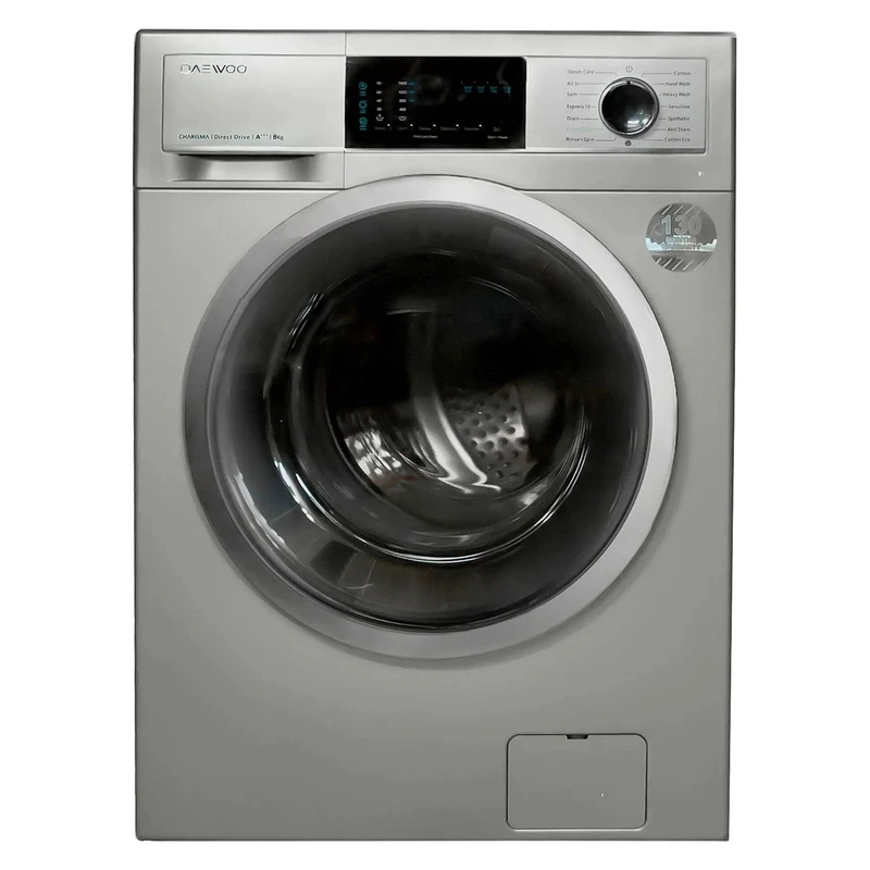 ماشین لباسشویی 8 کیلو گرمی دوو مدل DWK-CH840S استیل